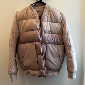 Reversible Lululemon puffer/bomber Jacket